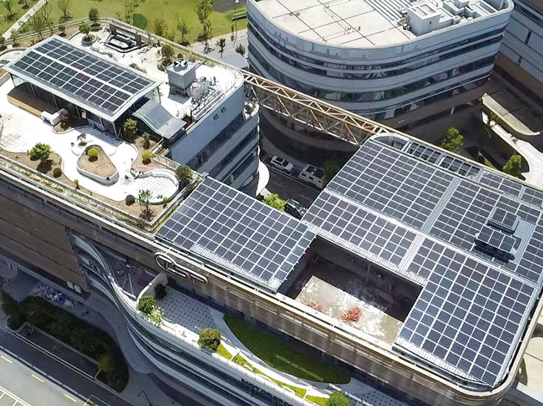 誉为电力光伏项目实景